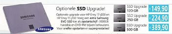 Promoties Samsung optionele ssd upgrade - Samsung - Geldig van 01/02/2014 tot 31/03/2014 bij Compudeals