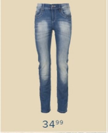 Promoties Jeans dames - Huismerk - MS Mode - Geldig van 01/02/2014 tot 28/02/2014 bij MS Mode