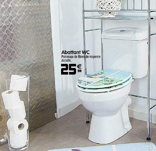 Abattant toilette outlet gifi