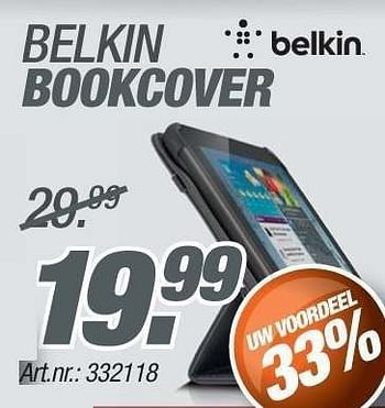 Promoties Belkin bookcover - BELKIN - Geldig van 10/02/2014 tot 05/03/2014 bij Auva