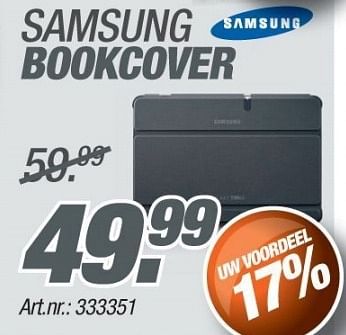 Promoties Samsung bookcover - Samsung - Geldig van 10/02/2014 tot 05/03/2014 bij Auva