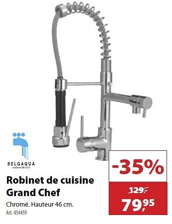 Promotions Robinet de cuisine grand chef - Produit maison - Gamma - Valide de 12/02/2014 à 24/02/2014 chez Gamma