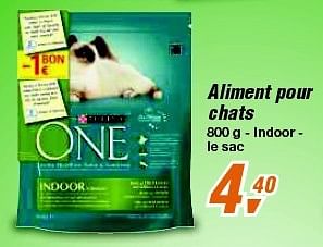 Promotions Aliment pour chats - Purina one - Valide de 12/02/2014 à 25/02/2014 chez Makro