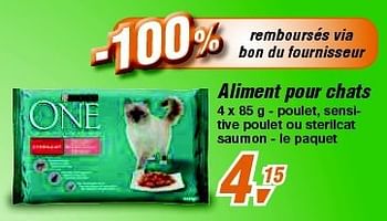 Promotions Aliment pour chats - Purina one - Valide de 12/02/2014 à 25/02/2014 chez Makro