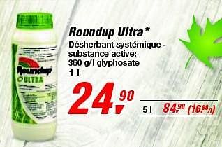 Promoties Roundup ultra - Roundup - Geldig van 12/02/2014 tot 25/02/2014 bij Makro