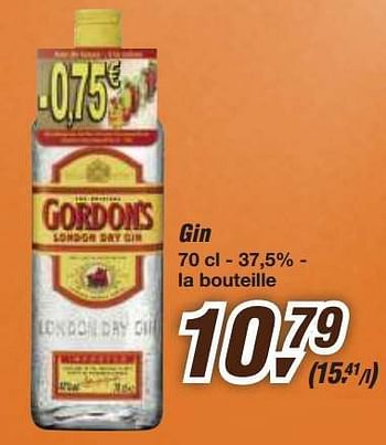 Promotions Gin - Gordon's - Valide de 12/02/2014 à 25/02/2014 chez Makro