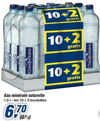 Promoties Eau minérale naturelle - Chaudfontaine - Geldig van 12/02/2014 tot 25/02/2014 bij Makro