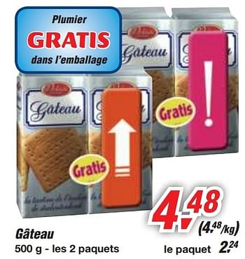 Promoties Gâteau - Delacre - Geldig van 12/02/2014 tot 25/02/2014 bij Makro