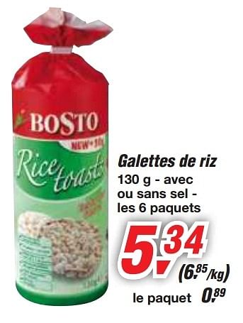 Promotions Galettes de riz - Bosto - Valide de 12/02/2014 à 25/02/2014 chez Makro