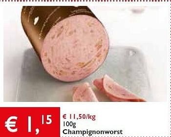 Promoties Champignonworst - Huismerk - Prima - Geldig van 13/02/2014 tot 25/02/2014 bij Prima