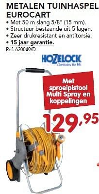 Promoties Hozelock metalen tuinhaspel eurocart - Hozelock - Geldig van 24/02/2014 tot 22/03/2014 bij Group Meno