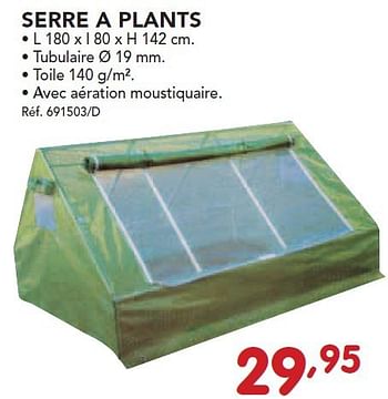 Promotions Serre a plants - Produit maison - Group Meno  - Valide de 24/02/2014 à 22/03/2014 chez Group Meno