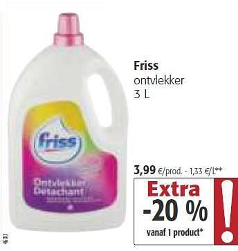 Promoties Friss ontvlekker - Friss - Geldig van 26/02/2014 tot 11/03/2014 bij Colruyt