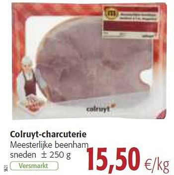 Promoties Colruyt-charcuterie meesterlijke beenham - Huismerk - Colruyt - Geldig van 26/02/2014 tot 11/03/2014 bij Colruyt