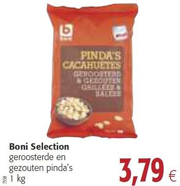 Promoties Boni selection geroosterde en gezouten pinda`s - Boni - Geldig van 26/02/2014 tot 11/03/2014 bij Colruyt