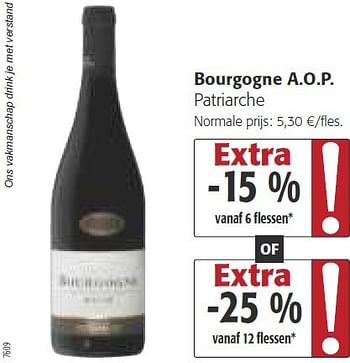 Promoties Bourgogne a.o.p - Rode wijnen - Geldig van 26/02/2014 tot 11/03/2014 bij Colruyt