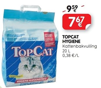 Promoties Topcat hygiene kattenbakvulling - TopCat - Geldig van 27/02/2014 tot 12/03/2014 bij Tom&Co