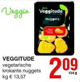 Promoties Veggitude vegetarische krokante nuggets - Veggitude - Geldig van 27/02/2014 tot 12/03/2014 bij Spar (Colruytgroup)
