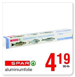 Promoties Spar aluminiumfolie - Spar - Geldig van 27/02/2014 tot 12/03/2014 bij Spar (Colruytgroup)