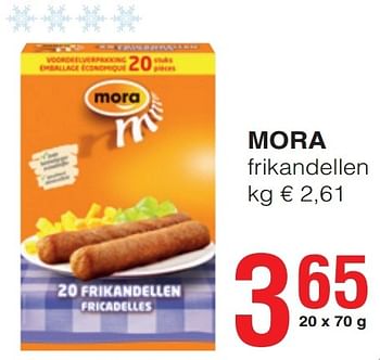 Promoties Mora frikandellen - Mora - Geldig van 27/02/2014 tot 12/03/2014 bij Eurospar (Colruytgroup)