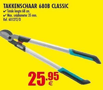 Promotions Gardena takkenschaar 680b classic - Gardena - Valide de 27/02/2014 à 26/03/2014 chez Orga