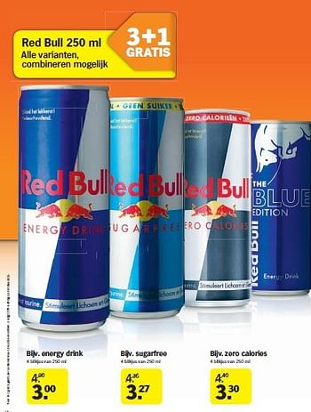 Promoties Red bull energy drink - Red Bull - Geldig van 03/03/2014 tot 09/03/2014 bij Albert Heijn