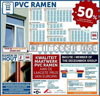 Promoties Pvc ramen - Huismerk - Zelfbouwmarkt - Geldig van 04/03/2014 tot 07/04/2014 bij Zelfbouwmarkt