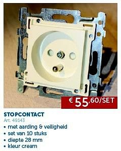 Promoties Stopcontact - Niko - Geldig van 04/03/2014 tot 07/04/2014 bij Zelfbouwmarkt