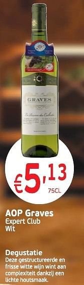 Promoties Aop graves - Witte wijnen - Geldig van 04/03/2014 tot 23/03/2014 bij Intermarche