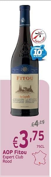 Promoties Aop fitou - Rode wijnen - Geldig van 04/03/2014 tot 23/03/2014 bij Intermarche