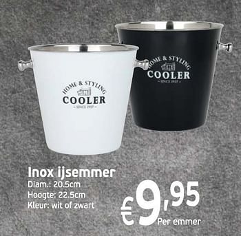 Promoties Inox ijsemmer - Huismerk - Intermarche - Geldig van 04/03/2014 tot 23/03/2014 bij Intermarche
