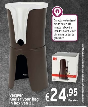 Promoties Vacuvin koeler voor box - Vacuvin - Geldig van 04/03/2014 tot 23/03/2014 bij Intermarche