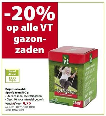 Promoties Speelgazon - VT - Geldig van 05/03/2014 tot 10/03/2014 bij Gamma