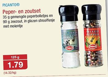 Promoties Picanto peper- en zoutset - Picanto - Geldig van 05/03/2014 tot 11/03/2014 bij Aldi