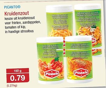 Promoties Picanto kruidenzout - Picanto - Geldig van 05/03/2014 tot 11/03/2014 bij Aldi