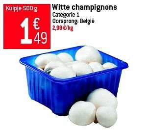 Promoties Witte champignons - Huismerk - Match - Geldig van 05/03/2014 tot 11/03/2014 bij Match