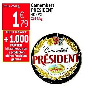 Promoties Camembert president - Président - Geldig van 05/03/2014 tot 11/03/2014 bij Match