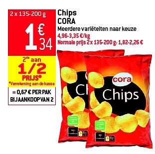 Promoties Chips cora - Cora - Geldig van 05/03/2014 tot 11/03/2014 bij Match