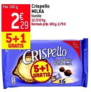 Promoties Crispello milka - Milka - Geldig van 05/03/2014 tot 11/03/2014 bij Match