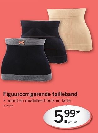 Promoties Figuurcorrigerende tailleband - Jolinesse - Geldig van 06/03/2014 tot 12/03/2014 bij Lidl