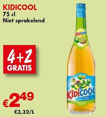 Promoties Kidicool niet sprakelend - Kidicool - Geldig van 07/03/2014 tot 20/03/2014 bij Cobeli