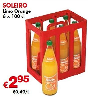 Promoties Soleiro limo orange - SOLEIRO - Geldig van 07/03/2014 tot 20/03/2014 bij Cobeli