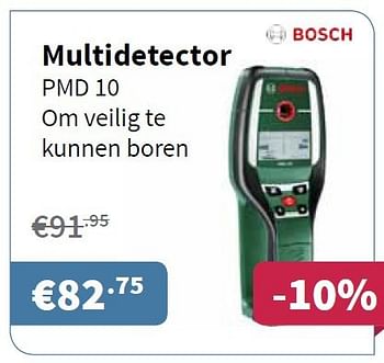 Promoties Bosch multidetector pmd 10 - Bosch - Geldig van 13/03/2014 tot 26/03/2014 bij Cevo Market