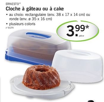 Ernesto Cloche A Gateau Ou A Cake En Promotion Chez Lidl