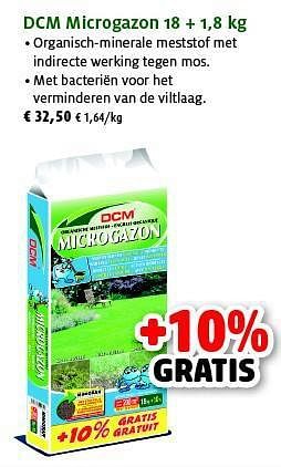 Promoties Dcm microgazon - DCM - Geldig van 25/03/2014 tot 05/04/2014 bij Aveve