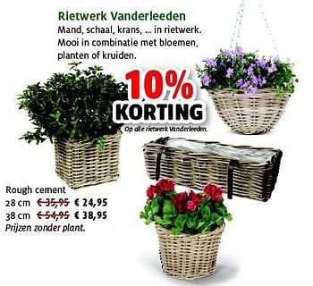 Promoties Rietwerk vanderleeden - Huismerk - Aveve - Geldig van 25/03/2014 tot 05/04/2014 bij Aveve