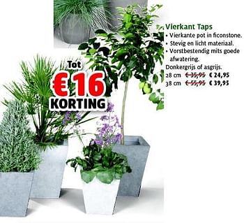 Promoties Vierkant taps - Huismerk - Aveve - Geldig van 25/03/2014 tot 05/04/2014 bij Aveve