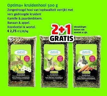 Promoties Optima+ kruidenhooi - Huismerk - Aveve - Geldig van 25/03/2014 tot 05/04/2014 bij Aveve