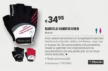 Promoties Badiola handschoen - Roeckl - Geldig van 26/03/2014 tot 14/04/2014 bij A.S.Adventure