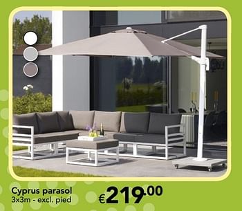 - Euroshop Cyprus parasol Promotie bij Shop